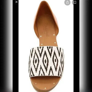 Madewell Thea Ikat Print Sandals Calf Hair